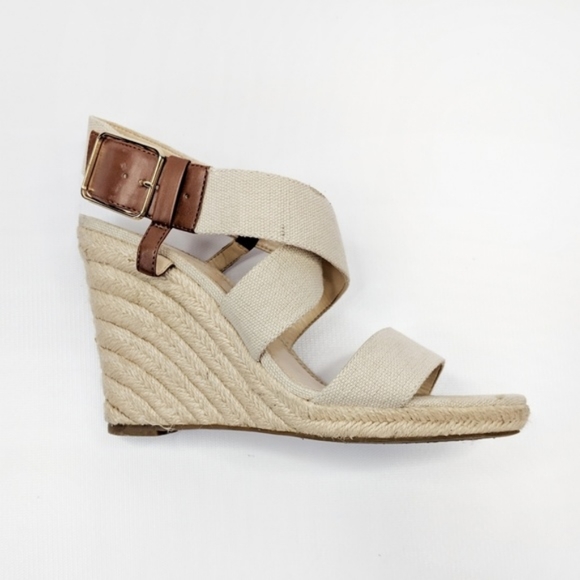 Banana Republic Shoes - BANANA REPUBLIC FLAX WEDGE JUTE ESPADRILLE SANDAL